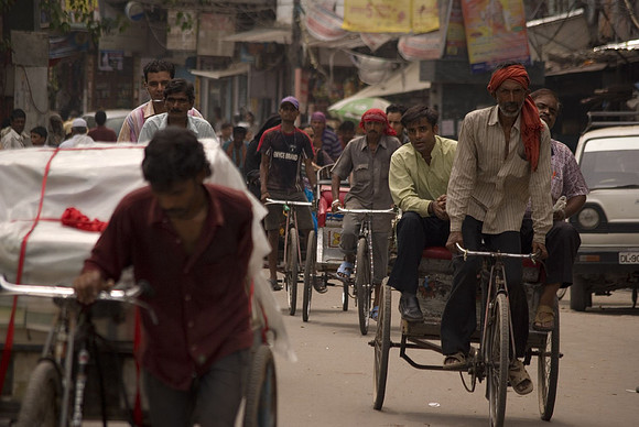 Rickshaw en marche