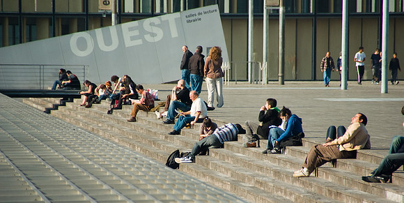 Automne ensoleillé à la BNF (Paris) - 11 octobre 2008 15h45-2