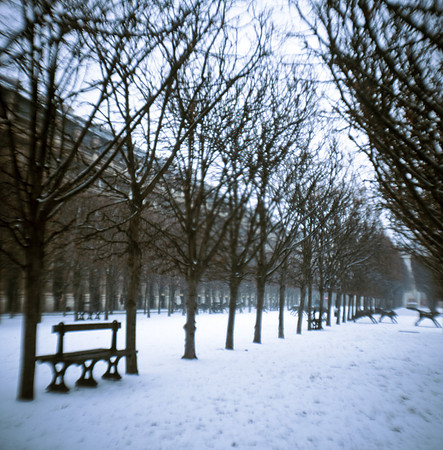 12 - Paris, le Palais-Royal sous la neige